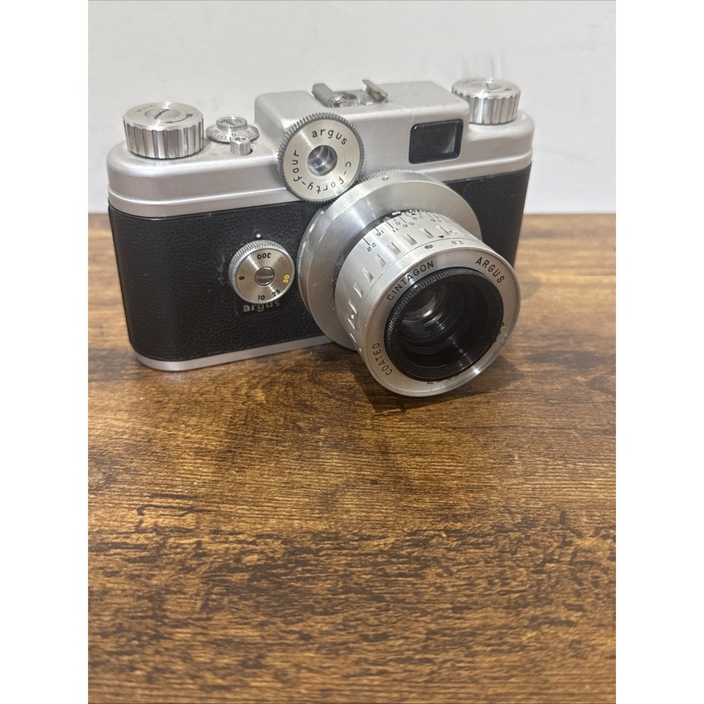 Argus C44 35mm Rangefinder Camera with 50mm F2.8 Cintagon Lens Tested
